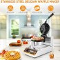 IA Commercial Belgian Waffle Maker Belgium Waffles Iron Machine 180° Rotating