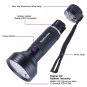 Auto Air Conditioner Leak Detector Tool Flashlight Oil AC UV Dye Leak Test De...