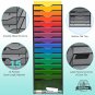 16-Tier Wall Mounted Hanging File Organizer Wall File Holder Metal Mesh Verti...