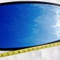 Replacement 9" x 16" heavy equipment mirror for front end loader, excavator, ...