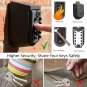 Indoor & Outdoor Key Lock Box Wall Mounted Push Button Combination Key Safe S...