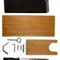 Traditionnal -HAM STAND KIT Spain - Jamon Holder for Spanish iberico ham and Italian Prosci...