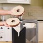 The Original Bagel Guillotine Universal Slicer, Silver, 9.25-Inch