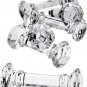Godinger Crystal Dumbbell Knife Rest - Set of 6