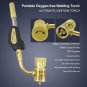 Turbo Torch Tips with Adjustable Swirl Flame, Brazing Soldering Welding , BBQ Plumbing