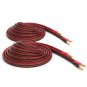 Micca 14 Gauge Pure Copper Speaker Wire, 6 Feet 2 Pack, Gold Plated Banana Pl...
