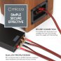 Micca 14 Gauge Pure Copper Speaker Wire, 6 Feet 2 Pack, Gold Plated Banana Pl...