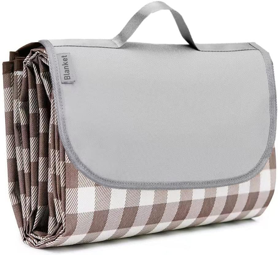 Outdoor Picnic Blanket, Extra Large Beach Blanket, Foldable Lightweight Waterproof