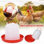 Chicken Feeder Drinker Poultry Chick Hen Quail Bantam Food Water Kettle New S5