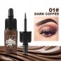 Color Choice-Peel-off Dye Eyebrow Gel Semi-Permanent Waterproof Brow Tattoo Tint Sweatproof ,