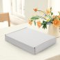 13x10x2 inches Shipping Boxes Set of 25, White Corrugated Cardboard