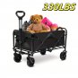 450LBS /mini Heavy-Duty Foldable Utility Cart with 360&Acirc;&deg; Rotating All-Terrain Wheels, RED