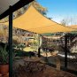 Rectangular Awning, Breathable, Square Sunshade Net, Balcony, Garage, Backyard, 78in x 78