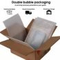 50 Pcs Bubble Pouch Wraps, 6''x8'' Clear Bubble Out Bags for Packing, Double ...