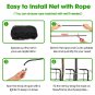 Baseball Softball Backstop Nets, Heavy Duty Sports Netting Barrier #18 Baseba...
