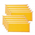 Deep Brood Beehive Frames with Wax Foundation,10 Pack Honey Bee Frames with 100% Beeswax