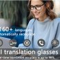 AI Smart Glasses, Smart Glasses with 160 Languages Real Time Translation Support, Chat GPT Syst