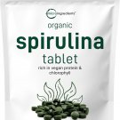 Organic Spirulina Supplement, 3000MG Per Serving, 720 Tablets (4 Month Supply) Organic Spirulina Supplement, 3000MG Per Serving, 720 Tablets (4 Month Supply)