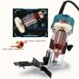 Wood Router, Router Tool Wood Trimmer Router Electric Hand Trimmer Laminate Milling Engraving H