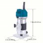 Wood Router, Router Tool Wood Trimmer Router Electric Hand Trimmer Laminate Milling Engraving H