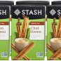 Stash Tea Chai Green Tea - Caffeinated, 20 Count (Pack of 6) - 120 Bags Total
