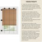Cordless Light Filtering Mini Blind - 34 Inch Width, 72 Inch Length, 1" Slat Size - Pearl White