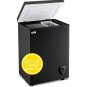 Chest Freezer 3.8 CU.FT Deep Freezers Compact Mini Freezer 7 Temperature Control Low Nois