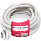 26 Ft Drain Hose for Ductless Mini Split Air Conditioner Heat Pump Systems; 5/8