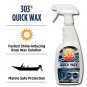 Quick Wax 32 Fl Oz Spray On Wax for Boat Slick Glossy Finish Protection