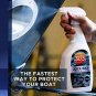 Quick Wax 32 Fl Oz Spray On Wax for Boat Slick Glossy Finish Protection