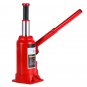 6-Ton Heavy Duty Alloy Steel Hydraulic Bottle Jack - Portable Automotive Lift with Ergonomic Re