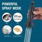 1pc Modern High-Arc Single Handle Kitchen Faucet with Pull-Down Sprayer, 360° Telescopic Splash