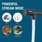 1pc Modern High-Arc Single Handle Kitchen Faucet with Pull-Down Sprayer, 360° Telescopic Splash