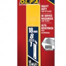 OLFA 18mm Utility Knife Blades 10 Pack Heavy Duty Snap Off Razor Sharp Blades