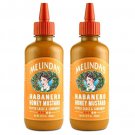 Melinda's Habanero Honey Mustard Sauce 12oz Pack of 2 Sweet Heat Condiment