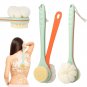 15.7 in Adjustable Long Handle Bath Brush Soft Back Shower Exfoliating Massager