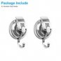 2X Heavy Duty Strong Suction Cup Hooks Hanger Tile Window Glass Bathroom Kitchen
