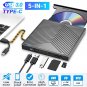 CD DVD Drive, USB 3.0 Player Burner Writer, for PC Laptop Windows 11  Ship from USA