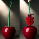 Red Toilet Brush  Lovely Cherry  or orange Shape Lavatory + Holder