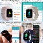 AI Diagnostic Detector Smart Watch   Blood Lipid and Uric Acid Body Composition Test Women