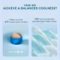 Blue -Cooling Blanket - Extra Wide & Long (78âx90" ) - Hypoallergenic, From US