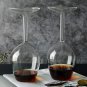 Upside-Down Wine Glasses set of 2 – Elegant Tall Tapered Design, Ultra-Clear Glass