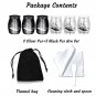 Small Keepsake Urns for Human Ashes - Set of 6 - Share Urn with Family & Friends...