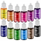Food Coloring Set - 12 Color Food Grade Vibrant Food Dye Tasteless Liquid Color for Cake Decora Food Coloring Set - 12 Color Food Grade Vibrant Food Dye Tasteless Liquid Color for Cake Decora