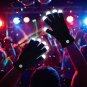 LED Light Up Glow Rave Gloves LED Colorful Flashing Finger Lighting Mittens for Entertainment C