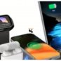 Wireless Charging Station for Phone Buds Compatible with iPhone Samsung Google