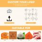 Custom Logo Branding Iron for Burger  Steak  food ,Pro  BBQ for Lasting Impression