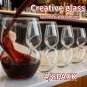 Stemless Wine Glasses - 16oz Clear Short Wine Glasses Set Of 4/8pack with Finger Indentations -