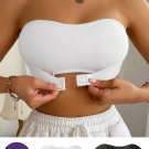 Set of Two Women'S Wireless Padded Strapless Bras - Comfortable Design in Black And White