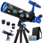 Hawkko Telescope for Adults & Kids Beginners, 80mm Aperture 500mm Telescopes for Adults Astrono
